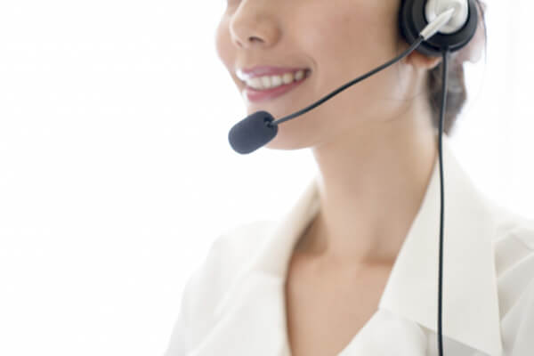 お客様対応をするオペレーター